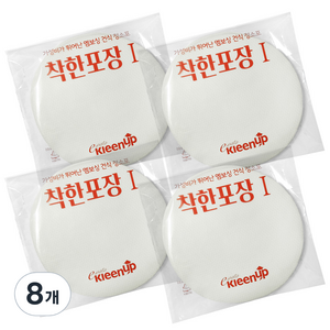 에파타클린업 착한포장 원형 건식 청소포 30매, 8개