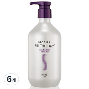 실크테라피 샤인 헤어트리트먼트 플러스 화이트머스크, 500ml, 6개