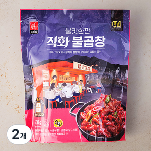 도드람한돈 불맛한판 직화 불곱창 2ea, 600g, 2개