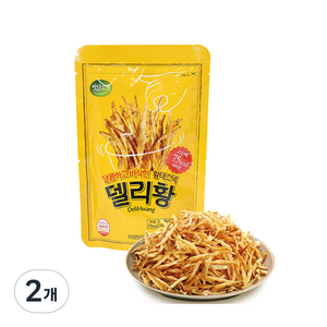 바다소리 델리황 버터맛 황태스낵, 50g, 2개