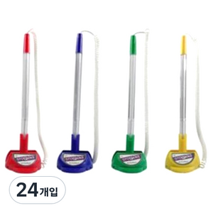 문화연필 유성 스톱펜 2 0.7mm, 랜덤 발송, 24개입