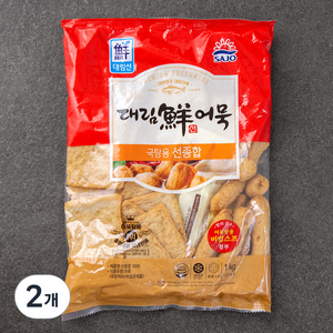 대림선 어묵 국탕용 선종합, 1000g, 2개