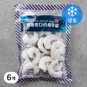 흰다리 새우살 (냉동), 200g(31/50), 6개