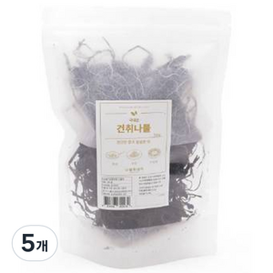 나물투데이 제주도 건취나물, 100g, 5개