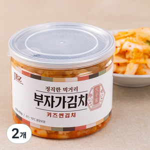 부자가김치 키즈 썬김치, 400g, 2개