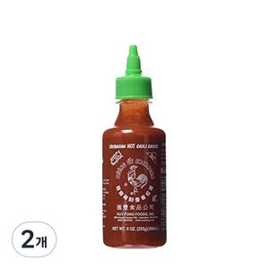 스리라차 핫 칠리 시즈닝 소스, 255g, 2개