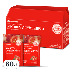 참앤들황토농원 NFC 토마토즙, 100ml, 60개