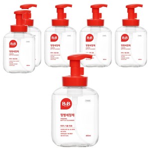 비앤비 거품형 용기 젖병세정제, 450ml, 6개