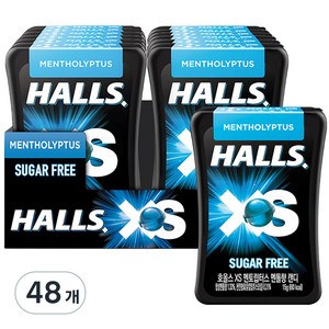 호올스 XS 멘토립터스 멘톨향 캔디, 15g, 48개