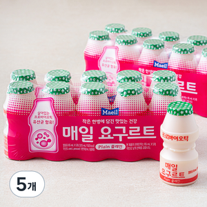 매일유업 요구르트 20입, 1.3L, 5개