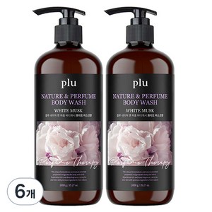 플루 네이처 앤 퍼퓸 바디워시 화이트머스크향, 1000g, 6개