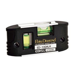 에비수 미니 자석 수평기 100mm 색상랜덤 ED-10GHLM, 1개