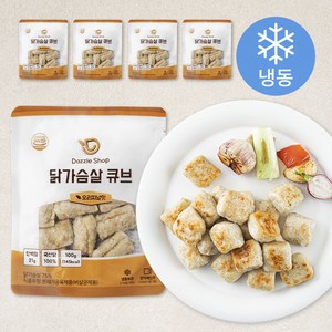 다즐샵 닭가슴살 큐브 오리지널맛 (냉동), 100g, 5개