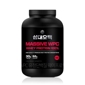 삼대오백 메시브 WPC 프로틴 웨이 100% 초코맛, 2kg, 1개