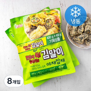 쉐푸드 야채잡채 김말이 (냉동), 400g, 8개입