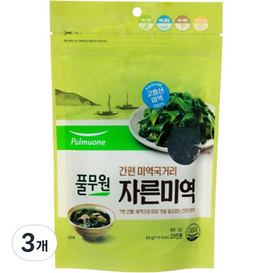 풀무원 간편한 미역국거리 미역, 50g, 3개