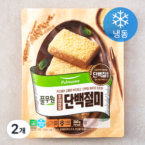 풀무원 우리찹쌀 단백절미 (냉동), 360g, 2개