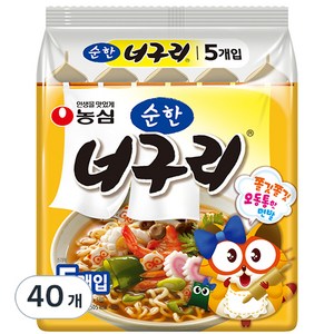 너구리 순한맛 120g, 40개