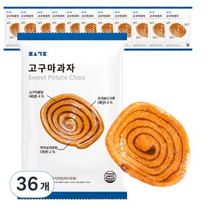 편식공장 고구마과자, 70g, 36개