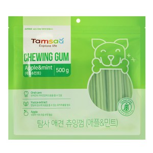 탐사 강아지 덴탈 츄잉껌 500g, 애플민트, 1개