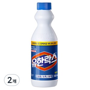 유한락스 레귤러, 500ml, 2개