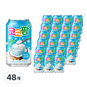 해태음료 코코팜 화이트 요구르트, 340ml, 48개