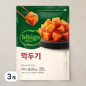 비비고 깍두기, 500g, 3개