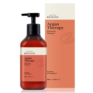 [비건라이프] 비욘드 아르간테라피 리페어링 샴푸, 500ml, 1개