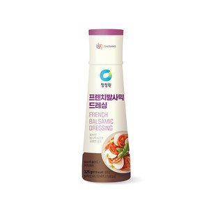 청정원 프렌치 발사믹 드레싱 소스, 325g, 4개