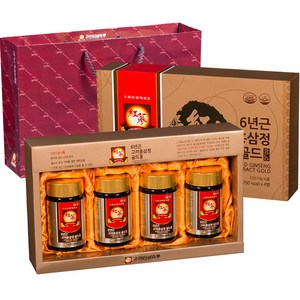고려인삼유통 6년근 고려홍삼정 GOLD + 쇼핑백, 1kg, 1개