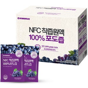 참앤들황토농원 국내산 NFC 착즙원액 포도즙, 5L, 50개