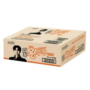 왕뚜껑 김치 110g, 18개