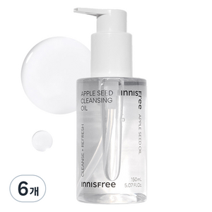 이니스프리 애플 씨드 클렌징 오일, 150ml, 6개