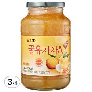 담터 꿀유자차A, 1kg, 1개입, 3개