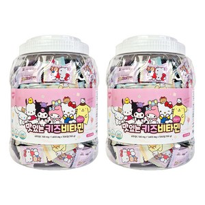아텍스 산리오 캐릭터즈 맛있는 키즈 비타민 700g, 500정, 2개