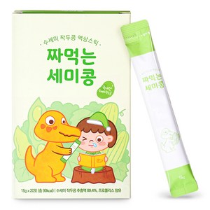 짜먹는 세미콩 액상스틱, 15g, 20개입, 1개