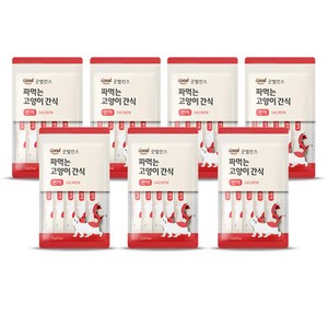 굿밸런스 짜먹는 고양이 간식, 연어, 60g, 7개