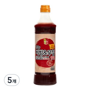 첫맛 비빔 무침 양념, 1.1kg, 5개