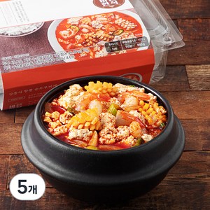 바른식 강릉식 짬뽕 순두부찌개 밀키트 2인분, 860g, 5개