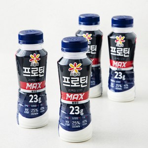 요플레 프로틴 맥스 플레인, 210ml, 4개