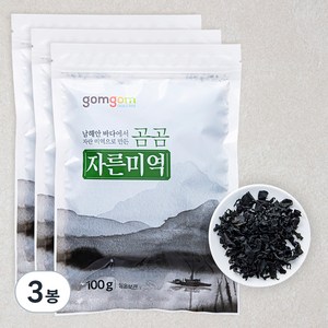 곰곰 자른 미역, 100g, 3봉