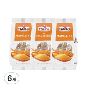 생미쉘 마들렝 빵, 250g, 6개