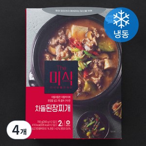 더미식 차돌된장찌개 2인분 (냉동), 700g, 4개