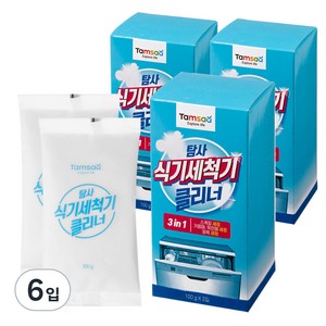 탐사 식기세척기 전용 클리너, 100g, 6개