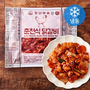 청년푸줏간 춘천식 닭갈비 (냉동), 600g, 1개