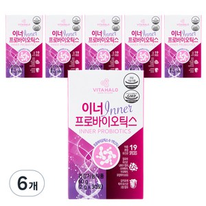 비타할로 이너 프로바이오틱스, 60g, 6개