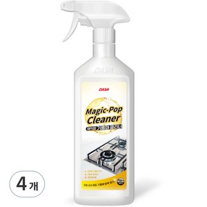 대쉬 매직팝 초강력 기름때 클리너, 750ml, 4개