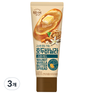 복음자리 호두바닐라 스프레드, 3개, 130g