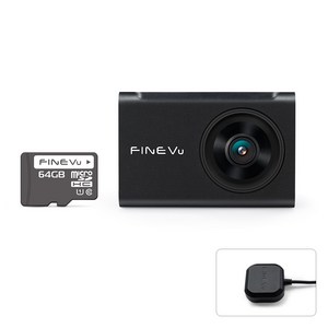 파인뷰 와이파이 전후방 FHD 2채널 차량용 블랙박스 X6 NEW, 64GB, 단품