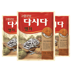 멸치 다시다, 1kg, 3개